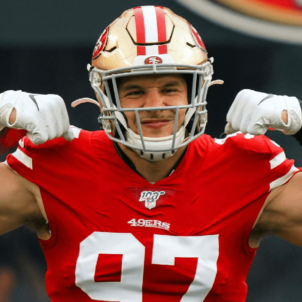 Nick Bosa, NFL - Notable client of MOTUS Specialists